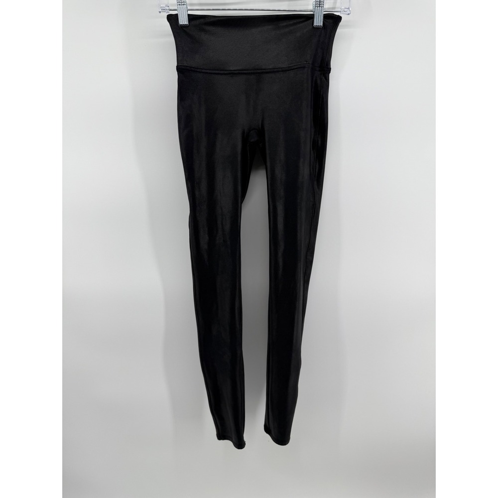 Spanx Faux Leather Leggings Black High Waist Slimming‎ 2422 Small S